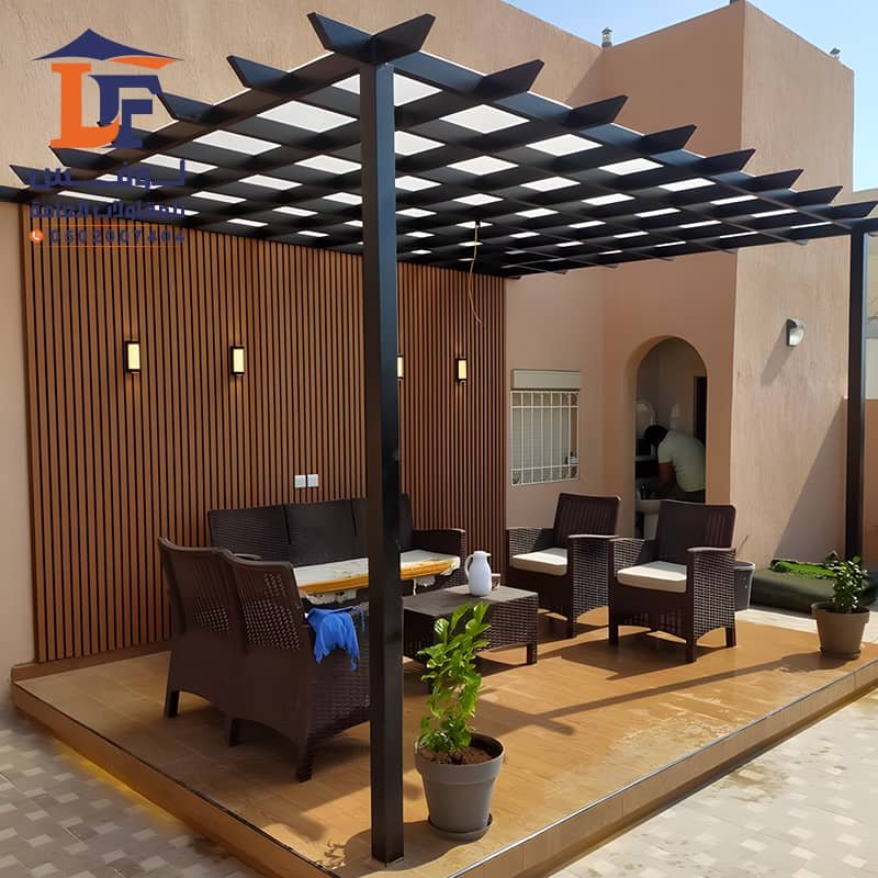 برجولات جلسات خارجية للمنازل